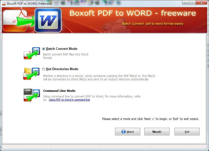 Boxoft PDF To Word freeware 1 0 Free PDF To Word Converter