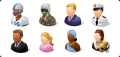 Vista Style People Icons Set