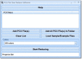 Compress file size of one or more PCX files.