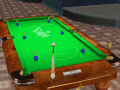 Billiard simulator game with several ...