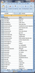 Bilingual Dictionary Wordlist