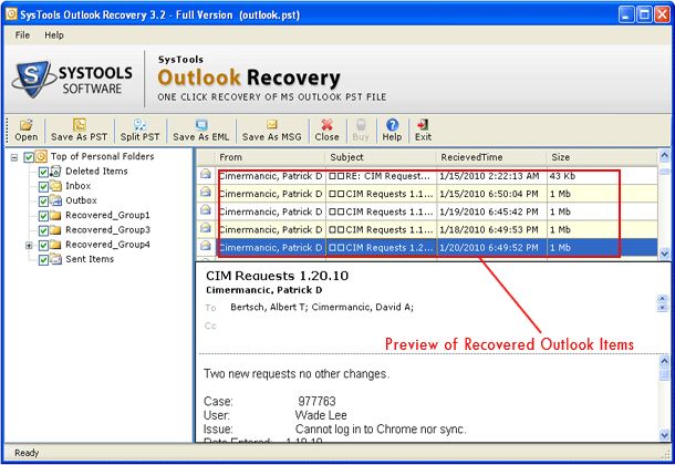 Retrieve Deleted Emails Outlook 2010 3 8 Retrieve Deleted Emails 