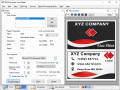Software prints professional business cards