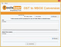 Screenshot of ToolsBaer OST to MBOX Conversion 1.0