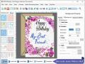 Screenshot of Birthday Card Maker Software 3.5