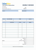 Free hourly invoice template/invoice form