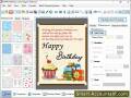 Screenshot of Birthday Cards Designer Program 5.3.5.8