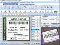 Cost effective postal barcode creator utility