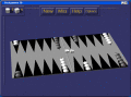 3D visualization of the board game backgammon