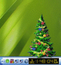 Display a Christmas tree on your desktop.