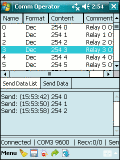 Powerful RS232 device emulator on Pocket PC.