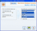 MySQL to MSSQL database tables converter tool