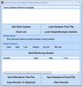 Screenshot of Yahoo! Finance Get Multiple Stock Quotes Software 7.0