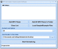 Change decibel volume of one or more MP3 file