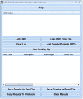 Lookup multiple UPC codes.