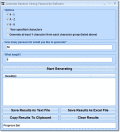 Generate many passwords.