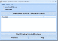 Remove duplicate contacts from Outlook.