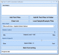 Convert multiple text files to MP3's.