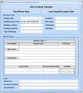 Create meeting minutes templates in MS Word.