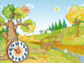 Screenshot of Autumn Clock Screensaver 3.0