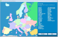 Drag and drop the country names of Europe.