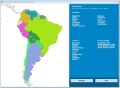 Drag and drop the country names of S. America