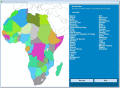 Drag and drop the country names of Africa.