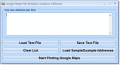 Screenshot of Google Maps Plot Multiple Locations Software 7.0